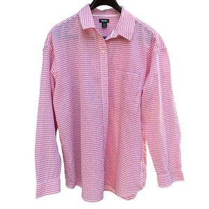 Roots Pink Striped Women’s Button Down